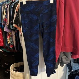 Paisley workout pants